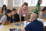 teacher professional development activity at Satellites & Education Conference