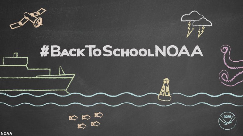 Back to school with NOAA graphic