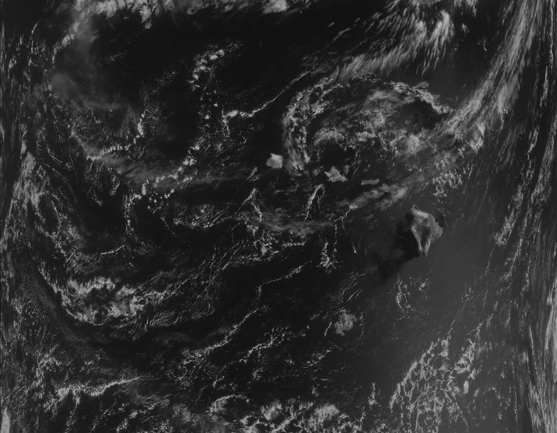 Meteor M2-3 image over Hawaii